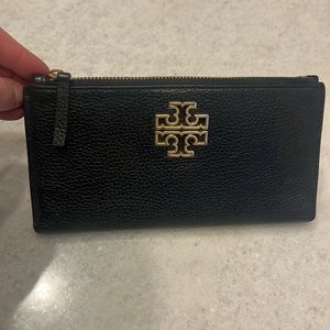 Tory Burch Black Leather Wallet
